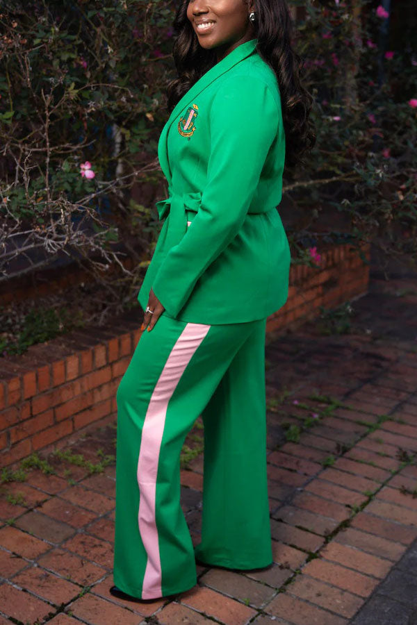 Stylish AKA Colorblock Suit Set