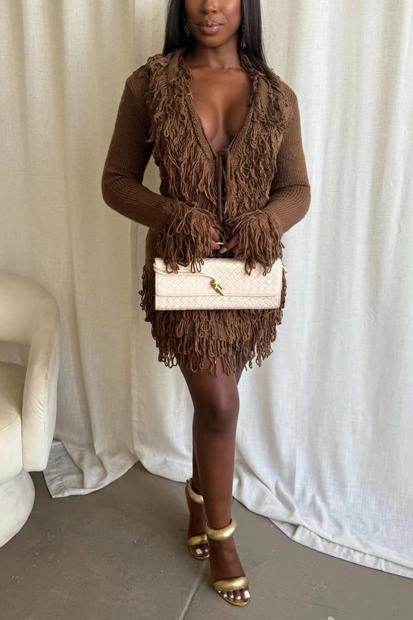 Stylish Fringe Factor Skirt Set