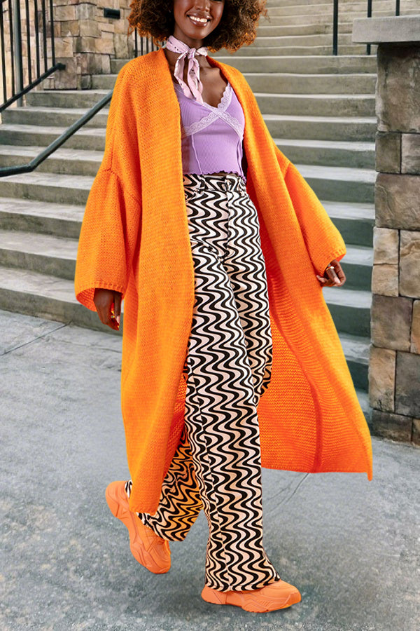 Fashion Loose Straight Cardigan