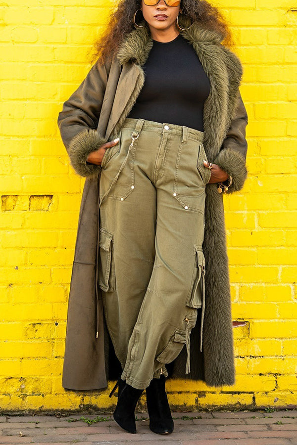Fashion Zipper Cargo Jeans