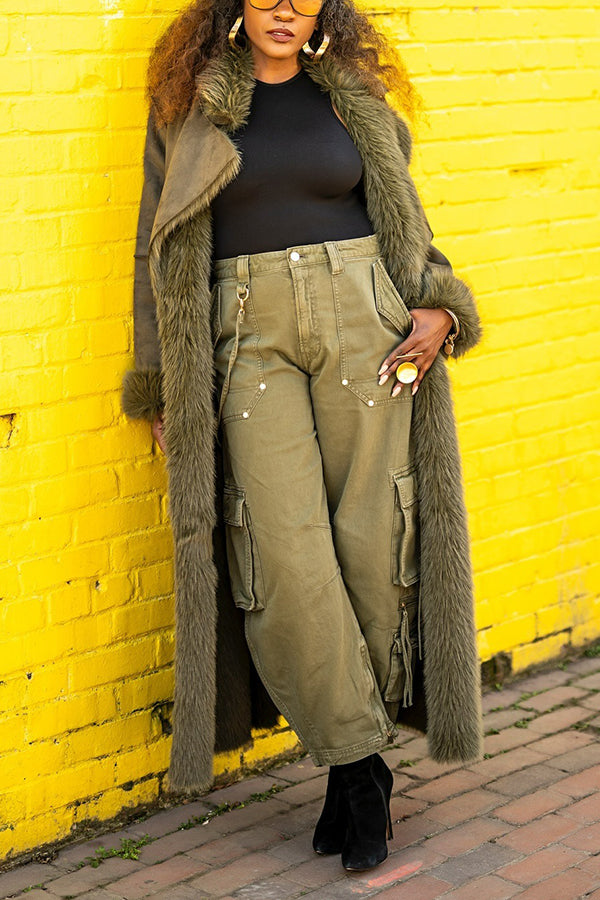 Fashion Zipper Cargo Jeans