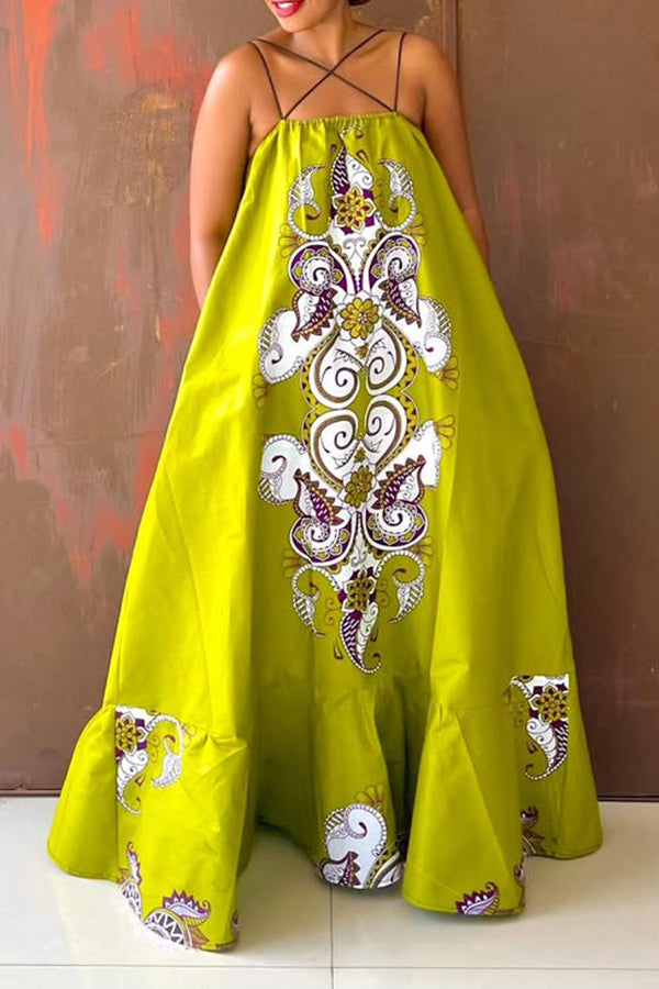 Stylish Mandala Print Cami Dress
