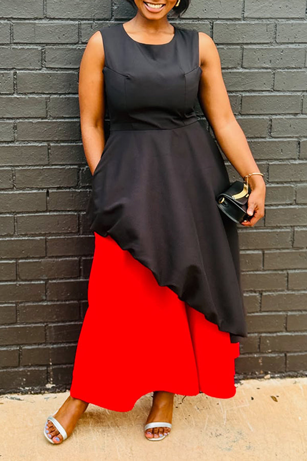 Stylish Two Tone Cami Dress
