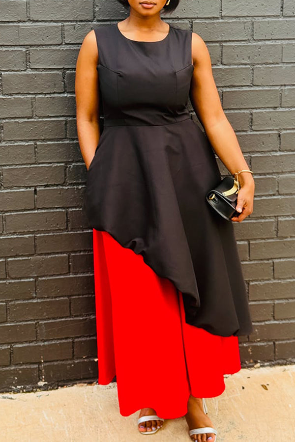 Stylish Two Tone Cami Dress