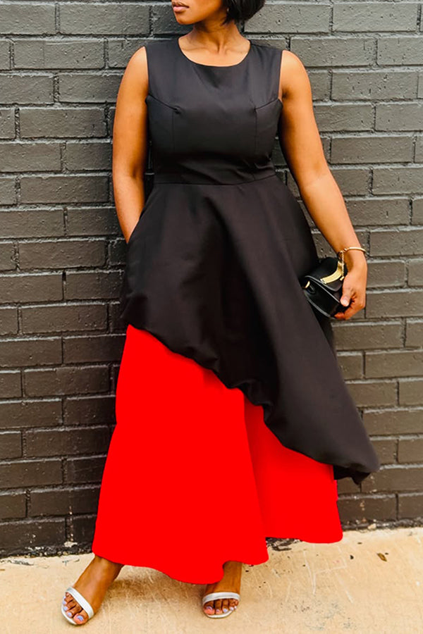 Stylish Two Tone Cami Dress