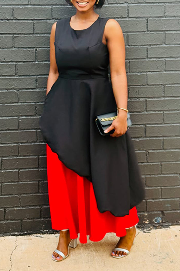 Stylish Two Tone Cami Dress