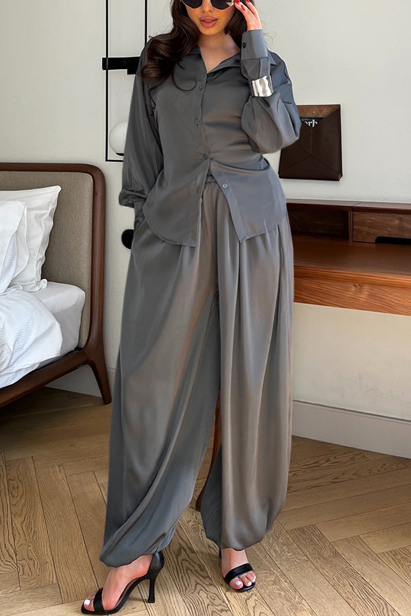 Elegant Waist Shirt & Bloomers Set