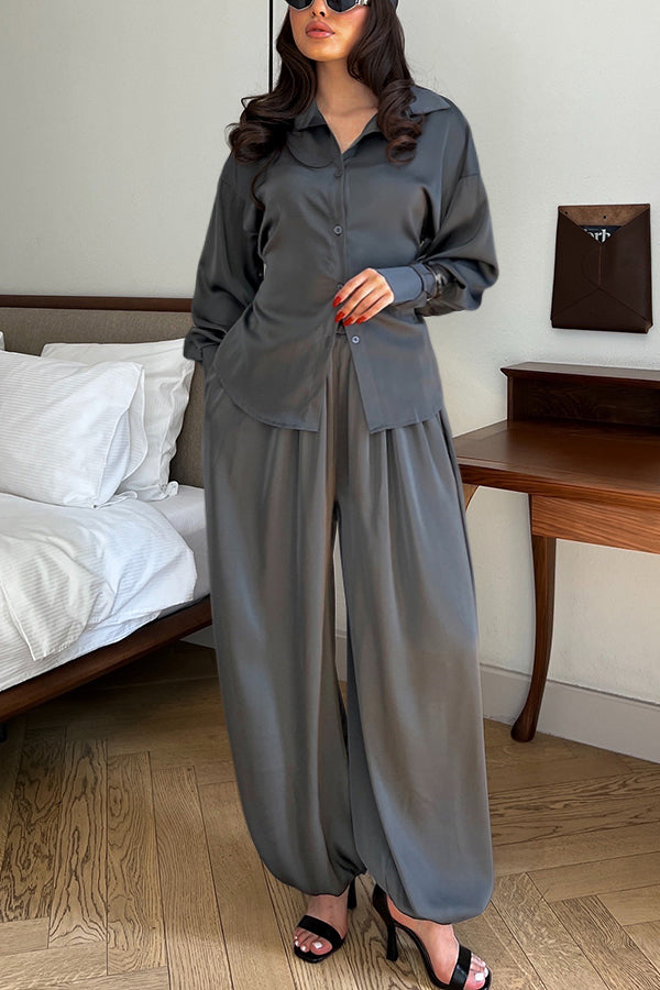 Elegant Waist Shirt & Bloomers Set