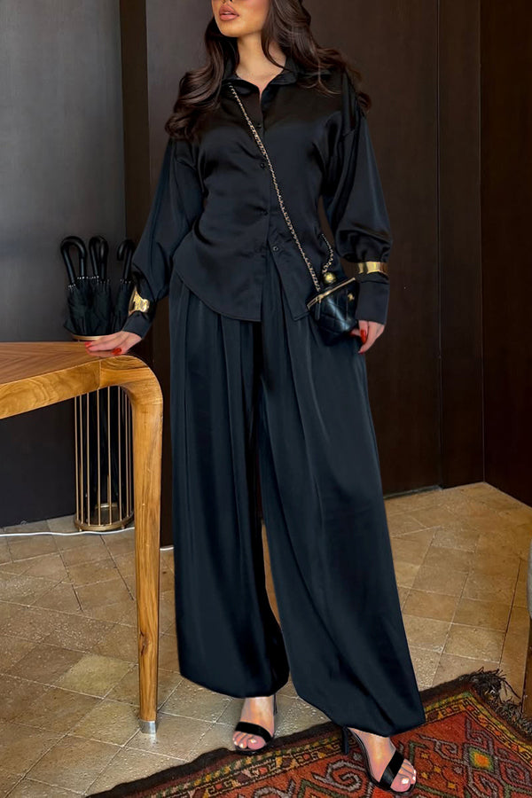 Elegant Waist Shirt & Bloomers Set