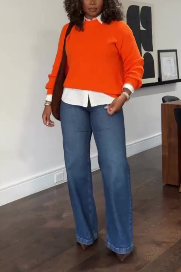 Stylish Halloween Round Neck Sweater