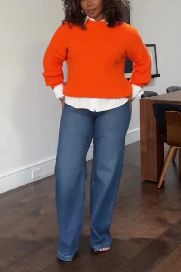 Stylish Halloween Round Neck Sweater