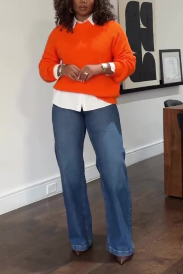 Stylish Halloween Round Neck Sweater