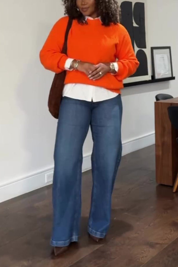 Stylish Halloween Round Neck Sweater