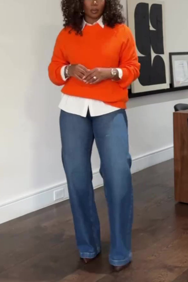 Stylish Halloween Round Neck Sweater