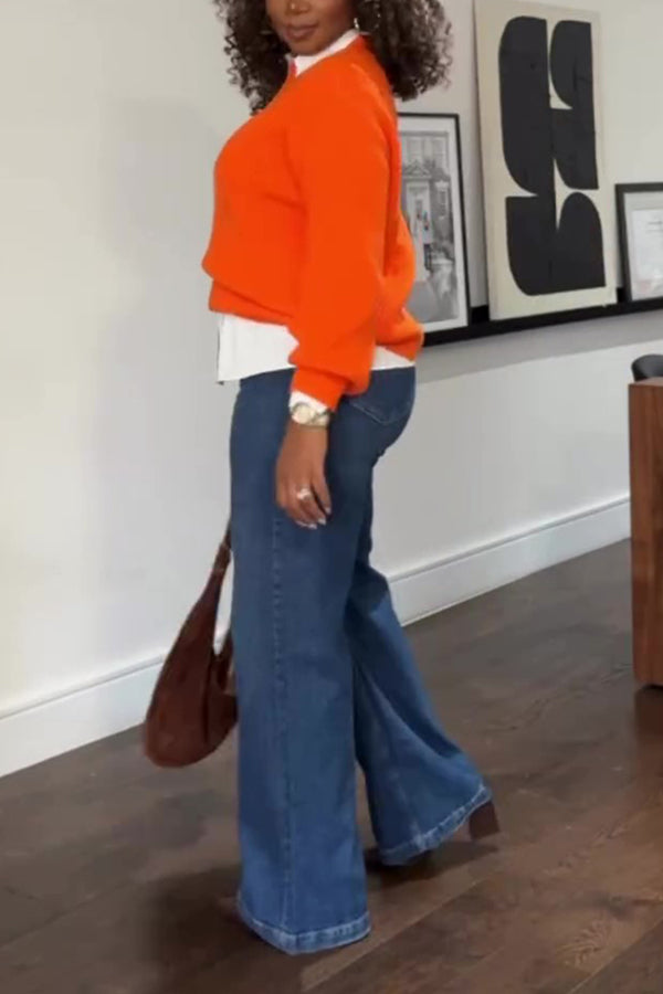 Stylish Halloween Round Neck Sweater