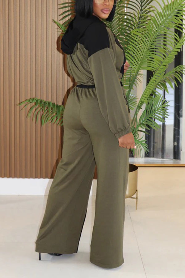 Chic Two Tone Top & Pants Set