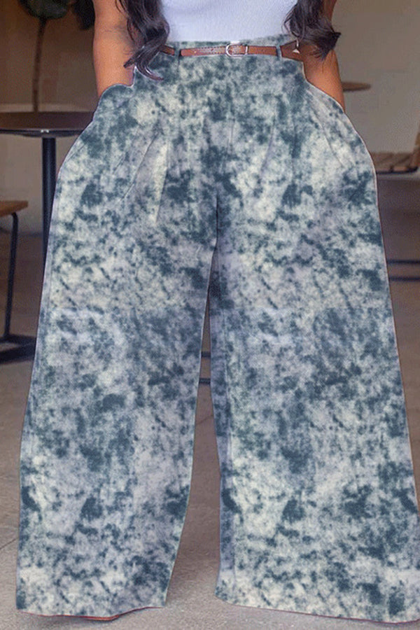 Oversized Tie Dye Wide Leg Pants