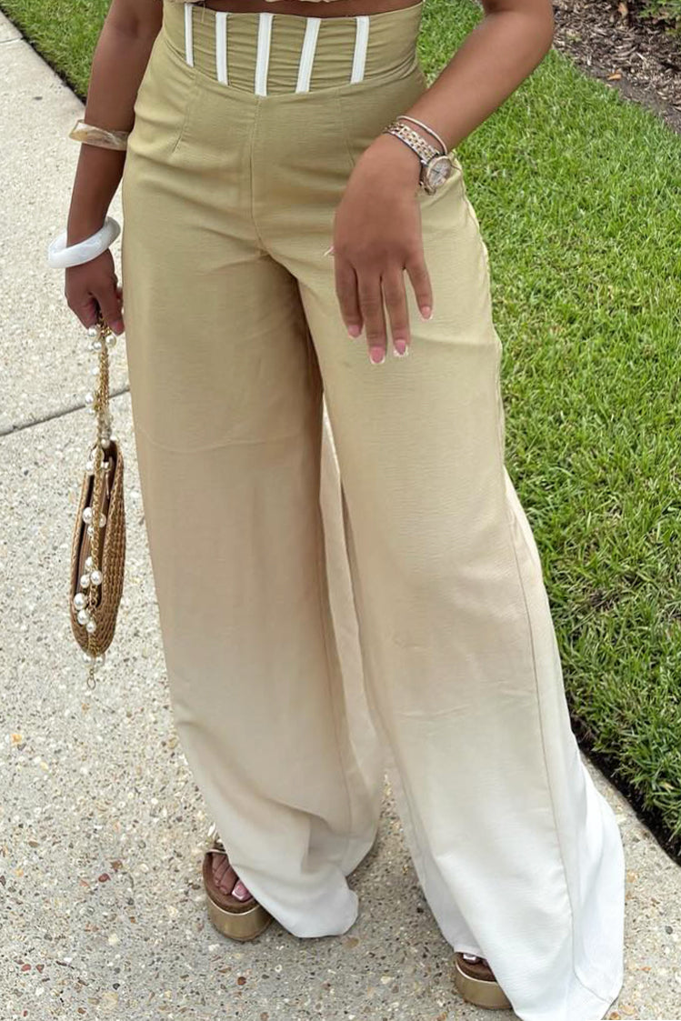 Stylish Gradient High Waist Wide Leg Pants