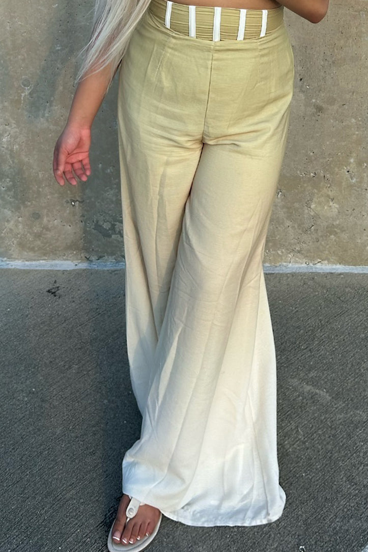 Stylish Gradient High Waist Wide Leg Pants