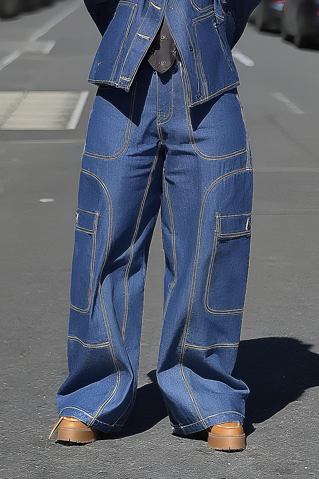 Retro High Waist Wide Leg Jeans