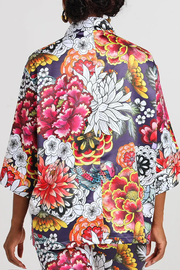Stylish Floral Print Shirt & Pants Set