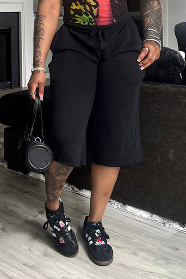 Classic Straight Drawstring Pants