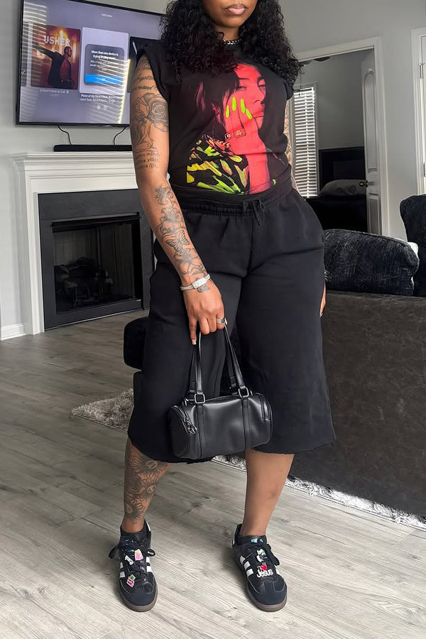 Classic Straight Drawstring Pants