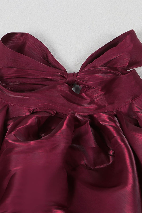 Stylish Satin Loose Ruffle Cape*