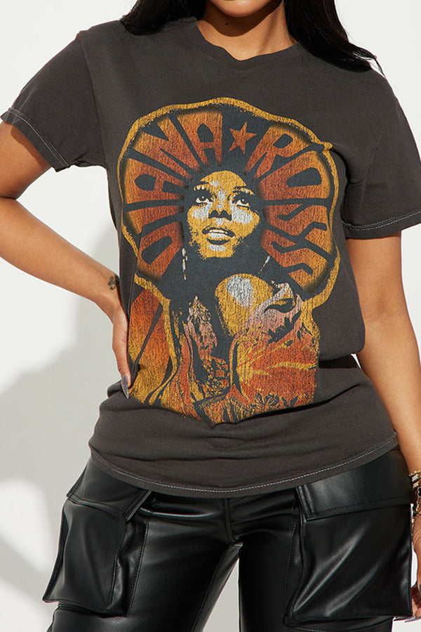 Casual Avatar Printed Round Neck T-shirt*