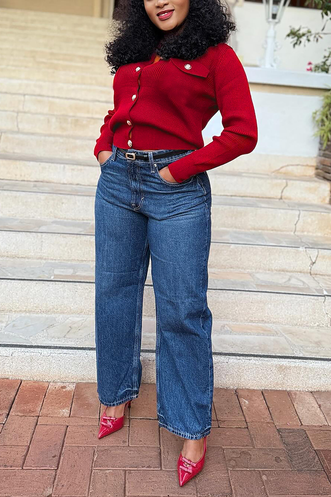 Casual Slim Fit Knit Button Cardigan*