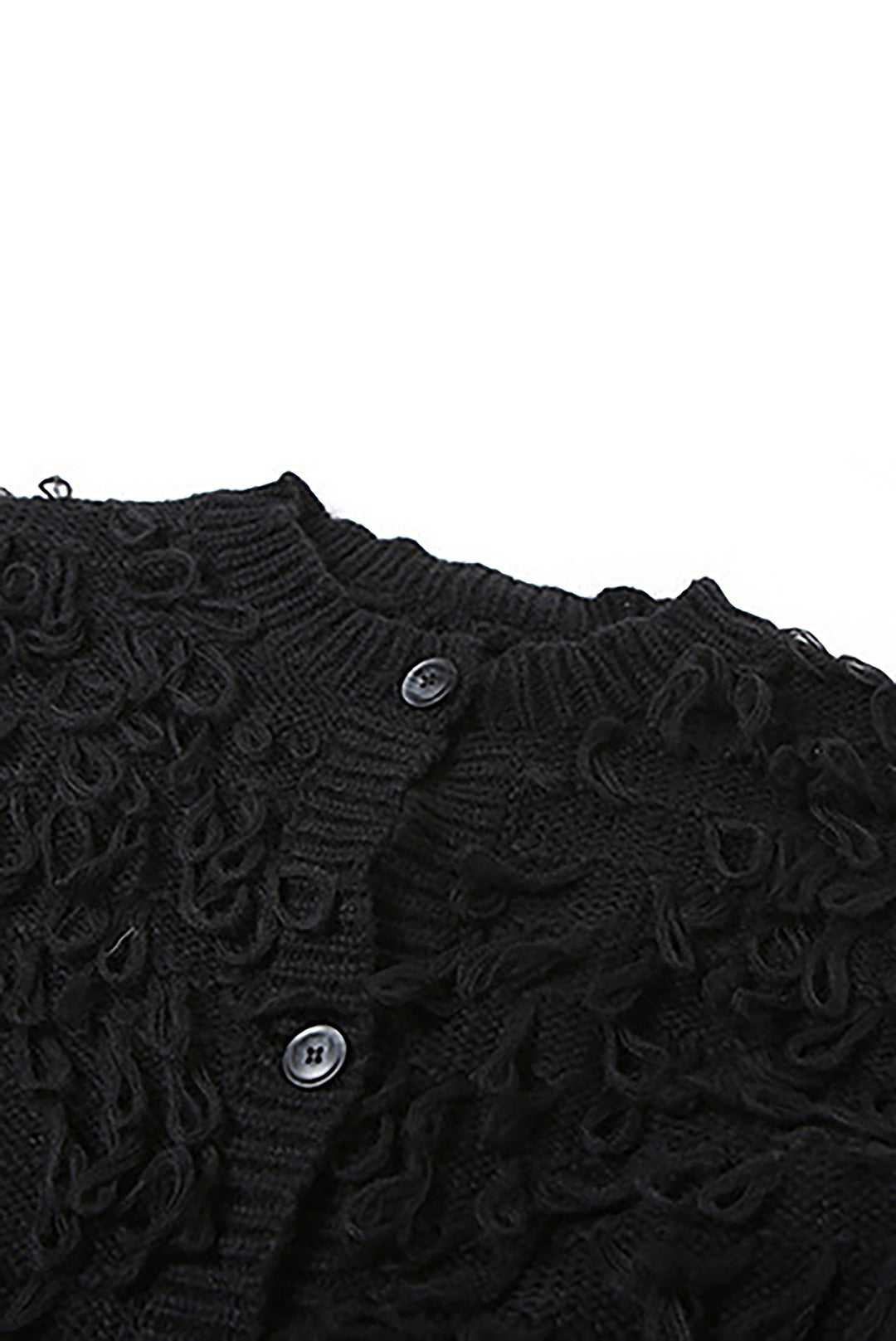 Stylish Soft And Fluffy Terry Detail Sweater*