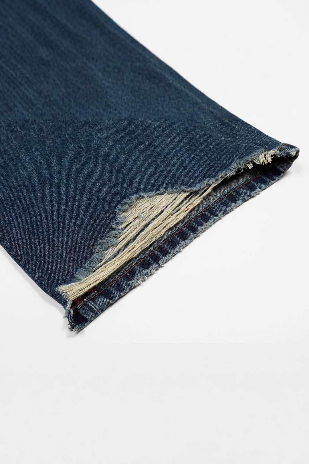 Fashionable Washed Ink Splashed Ripped Jeans*