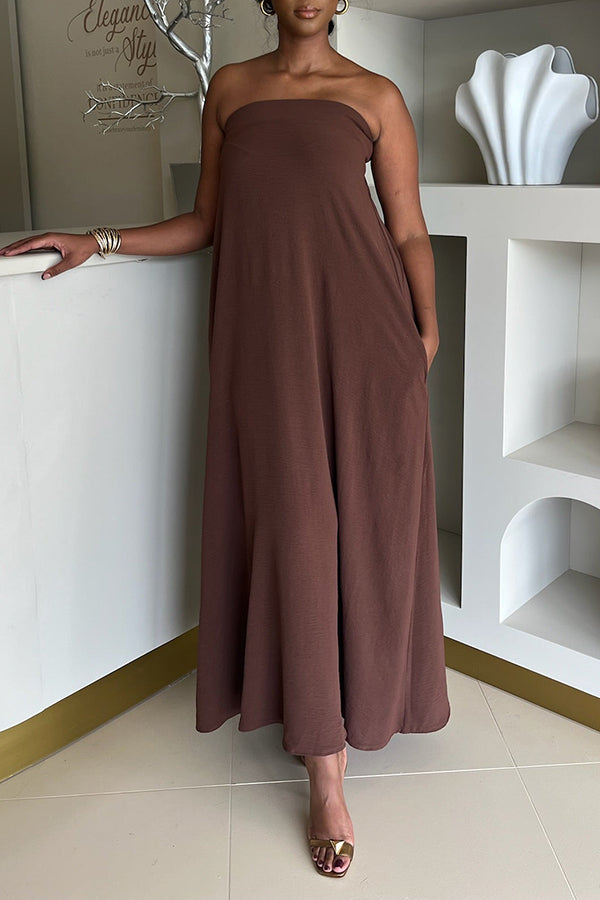 Vintage Slant Pocket Tube Dress 