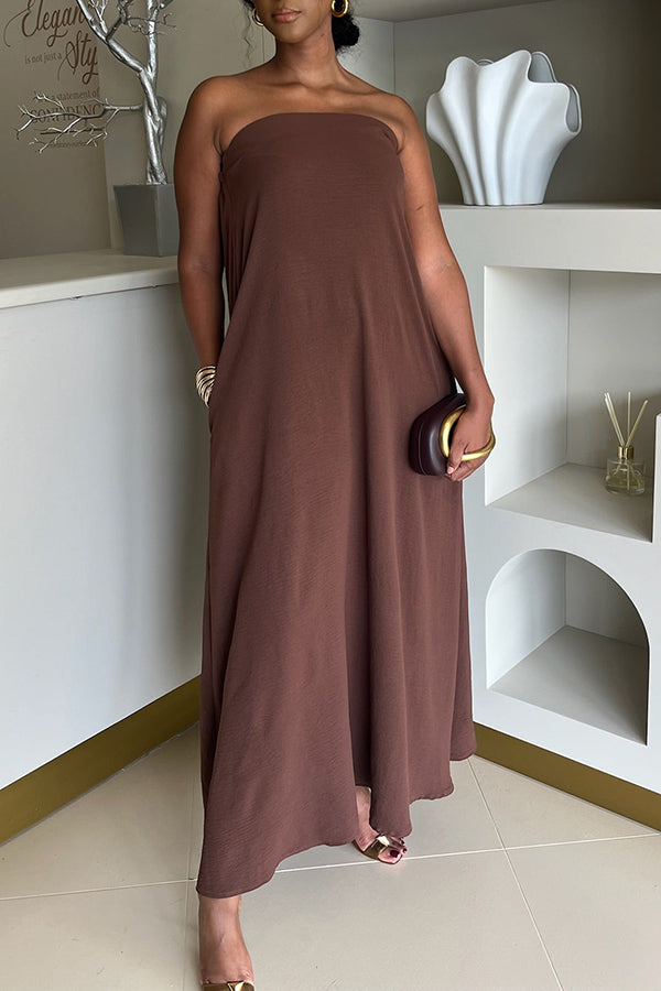Vintage Slant Pocket Tube Dress 