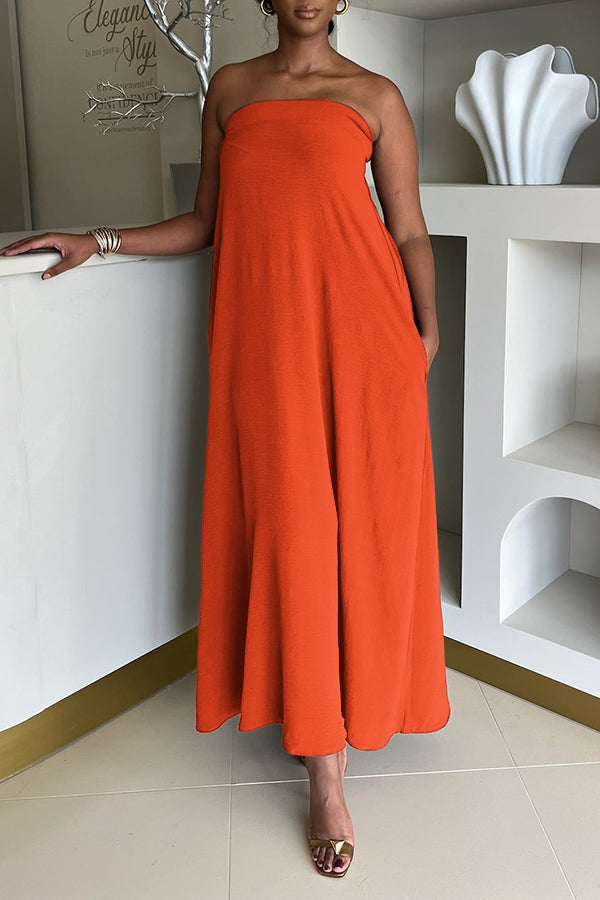 Vintage Slant Pocket Tube Dress
