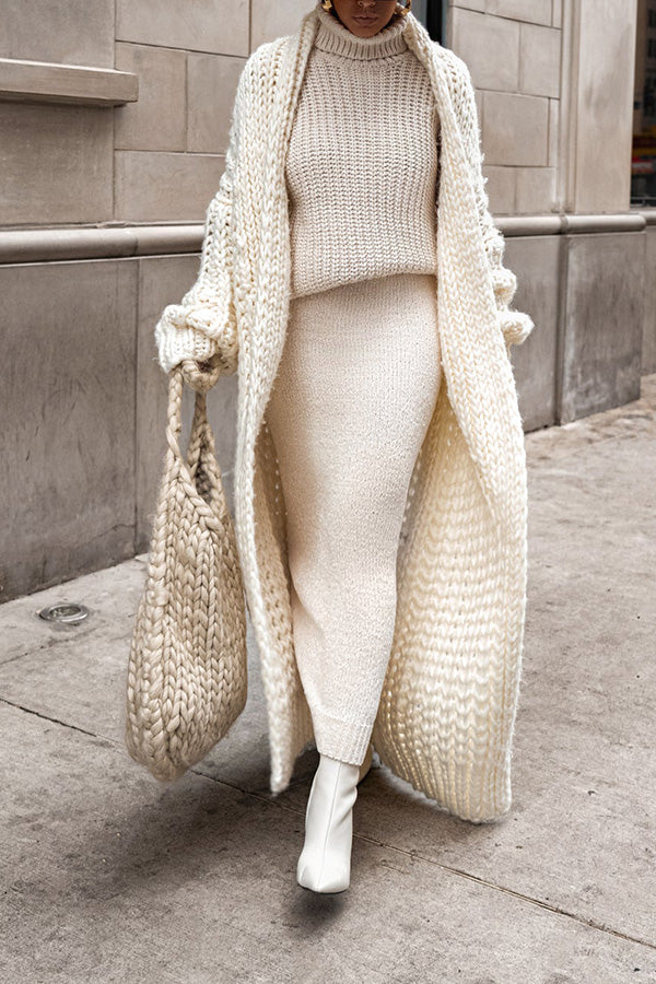 Fashion Warm Chunky Knit Cardigan