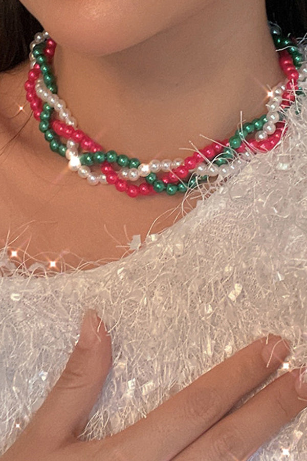 Fashion Multi-layered Colorful Necklace