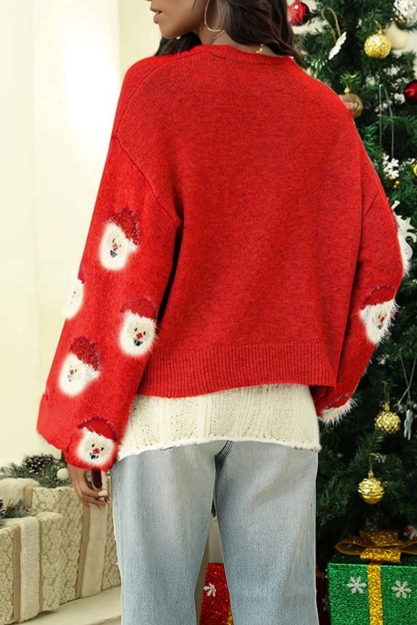 Chic Figure Graphic Christmas Sweater