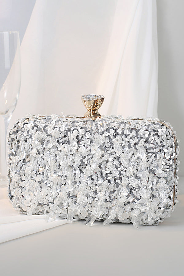 Gorgeous Sequin Chain Evening Bag