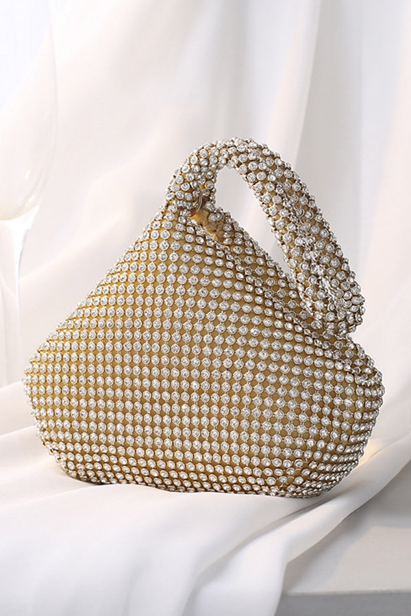 Stylish Metal Rhinestones Evening Bag