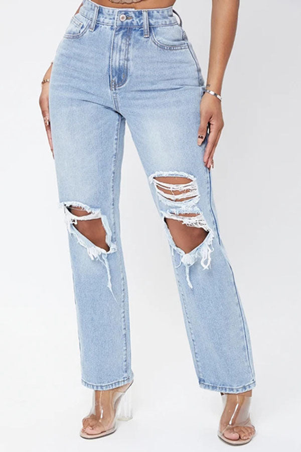 Ripped Loose Jeans