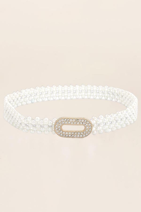 Elegant and Stylish Pearls Belt
